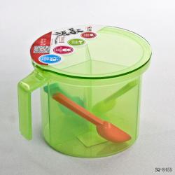 簡(jiǎn)約圓形三格調味盒