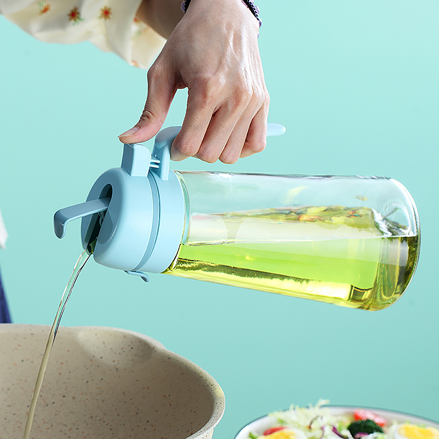 可靈自動(dòng)開(kāi)合玻璃油壺(350ml/650ml/850ml)