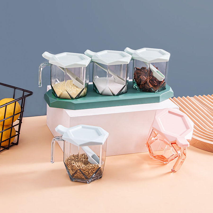 菱形調味盒2/3/4個(gè)裝(2021款新色)