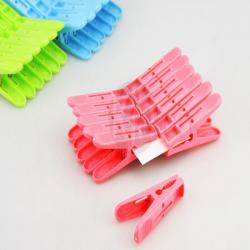 12莊長(cháng)條木形衣夾