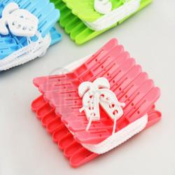 帶繩16莊長(cháng)條木形衣夾