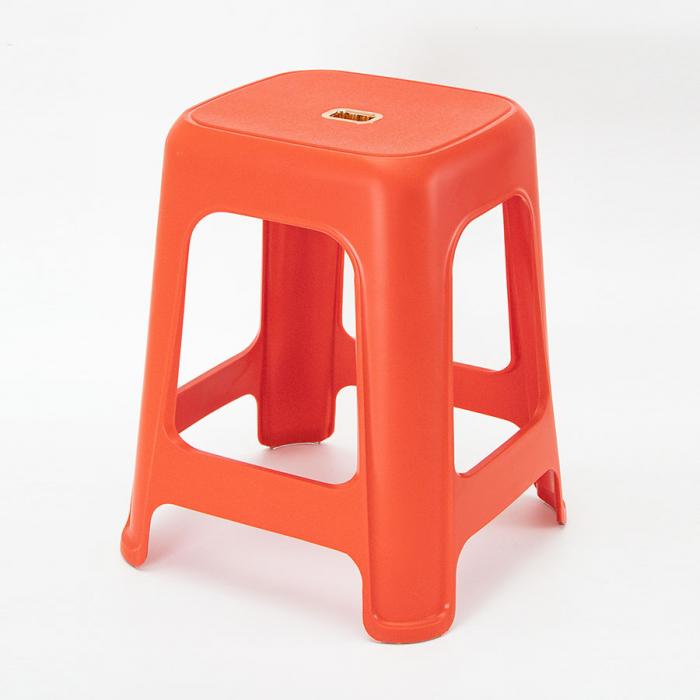 簡(jiǎn)約皮紋椅(大號(hào)) 大紅色