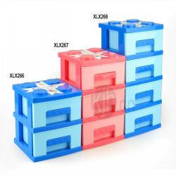 積木小層柜（正方2小、3