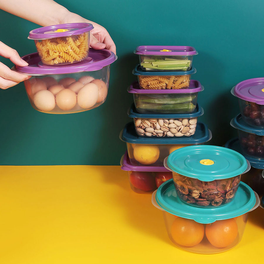 樂(lè)心簡(jiǎn)尚保鮮盒套裝（方