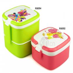 方型手提飯盒、雙層飯