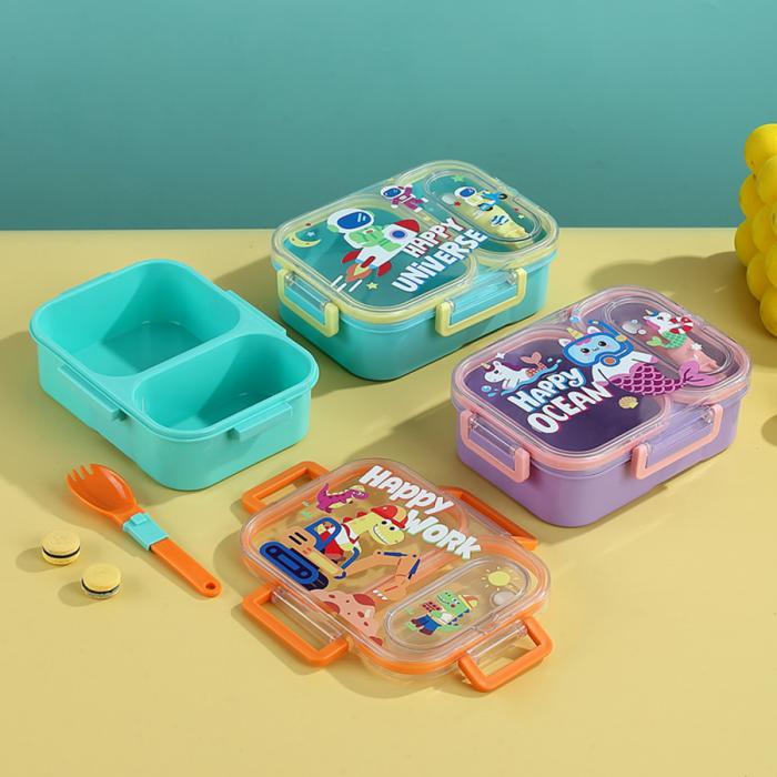 UV獨(dú)立密封卡通塑料餐