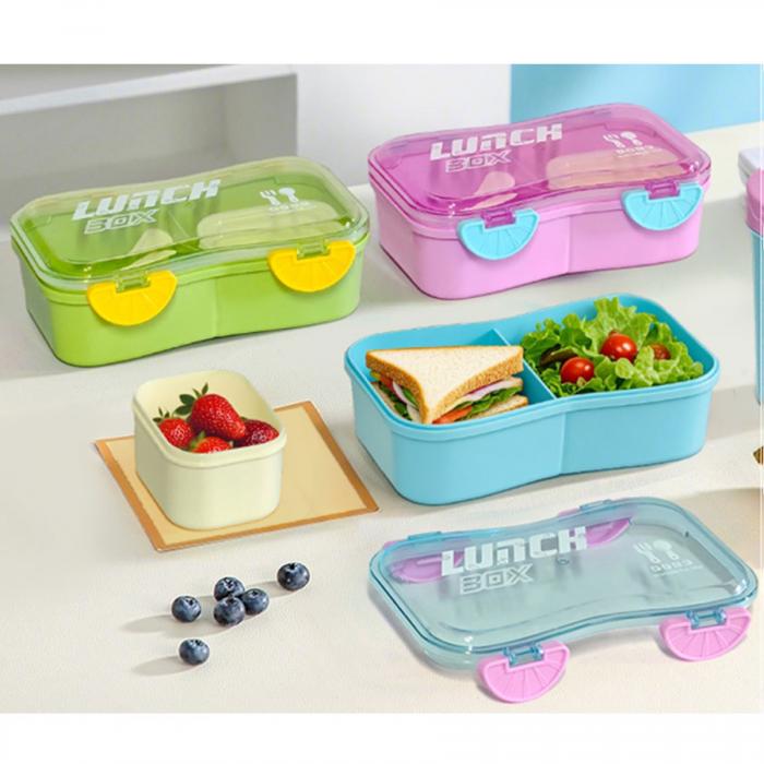 跑車(chē)平蓋飯盒(800ML)